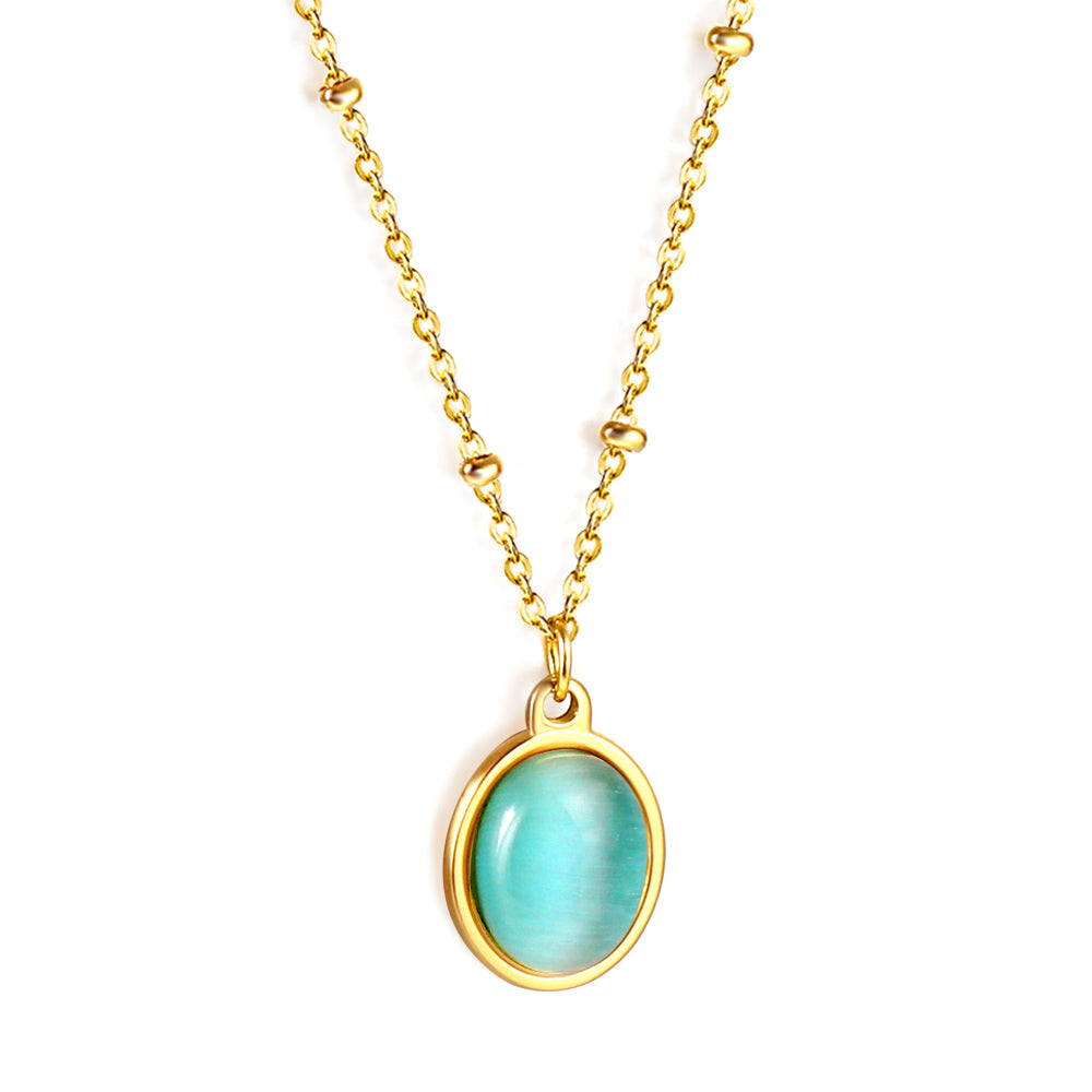 Moonstone Pendant Necklace