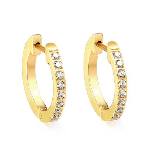 Soleil Pavé Hoops