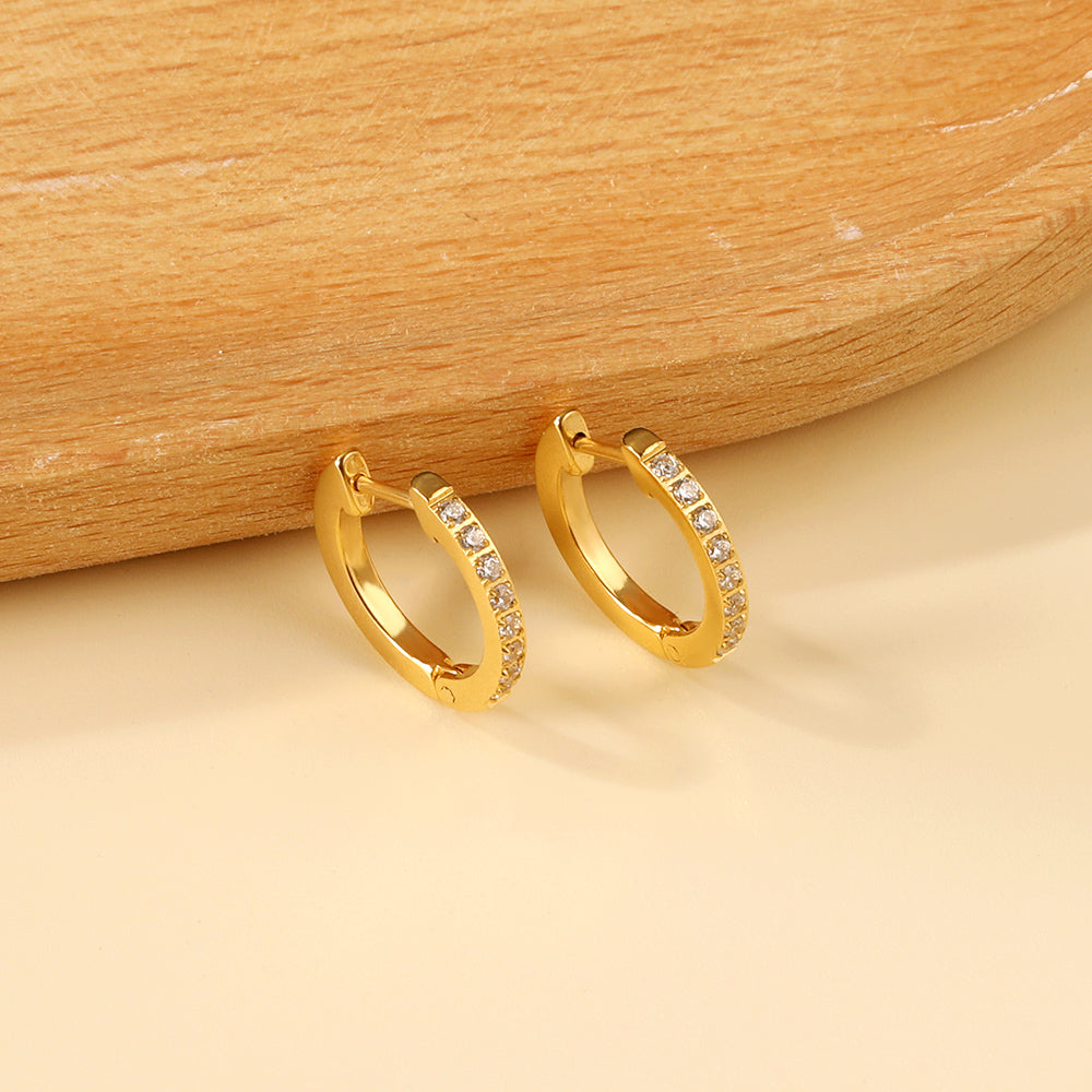 Soleil Pavé Hoops