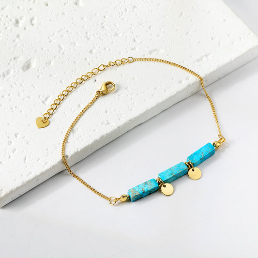 Coastal Turquoise Anklet