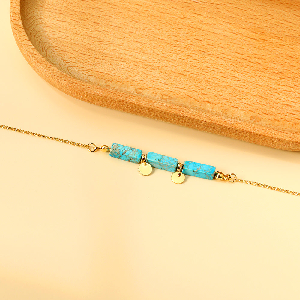 Coastal Turquoise Anklet