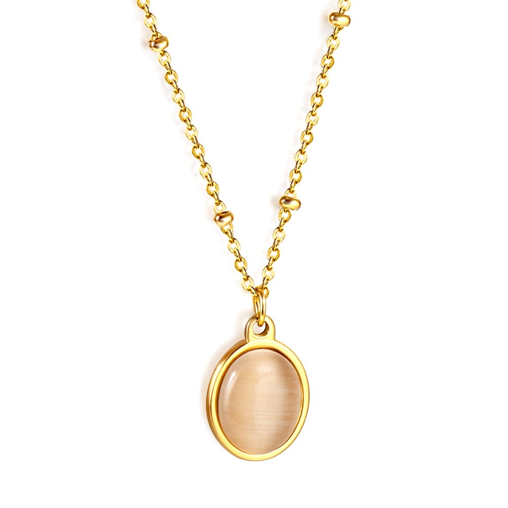 Moonstone Pendant Necklace