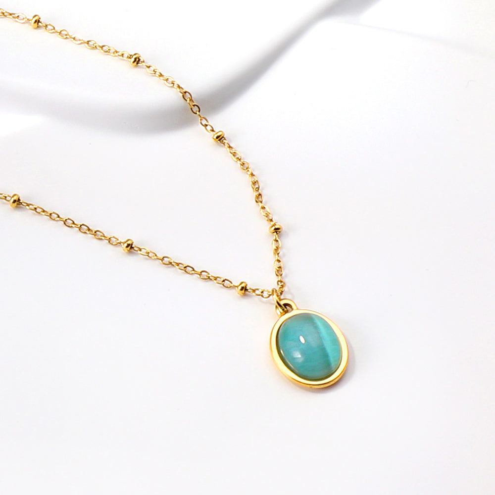 Moonstone Pendant Necklace