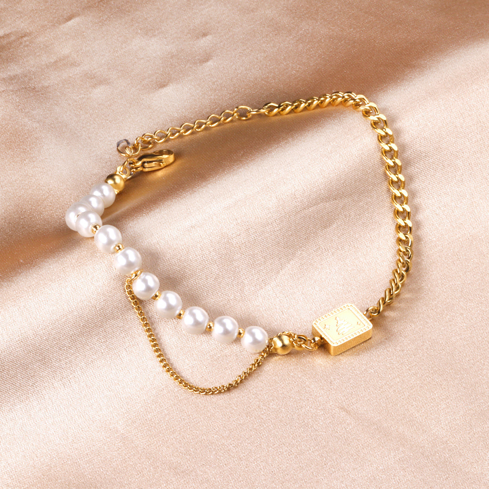 Evergreen Pearl Bracelet