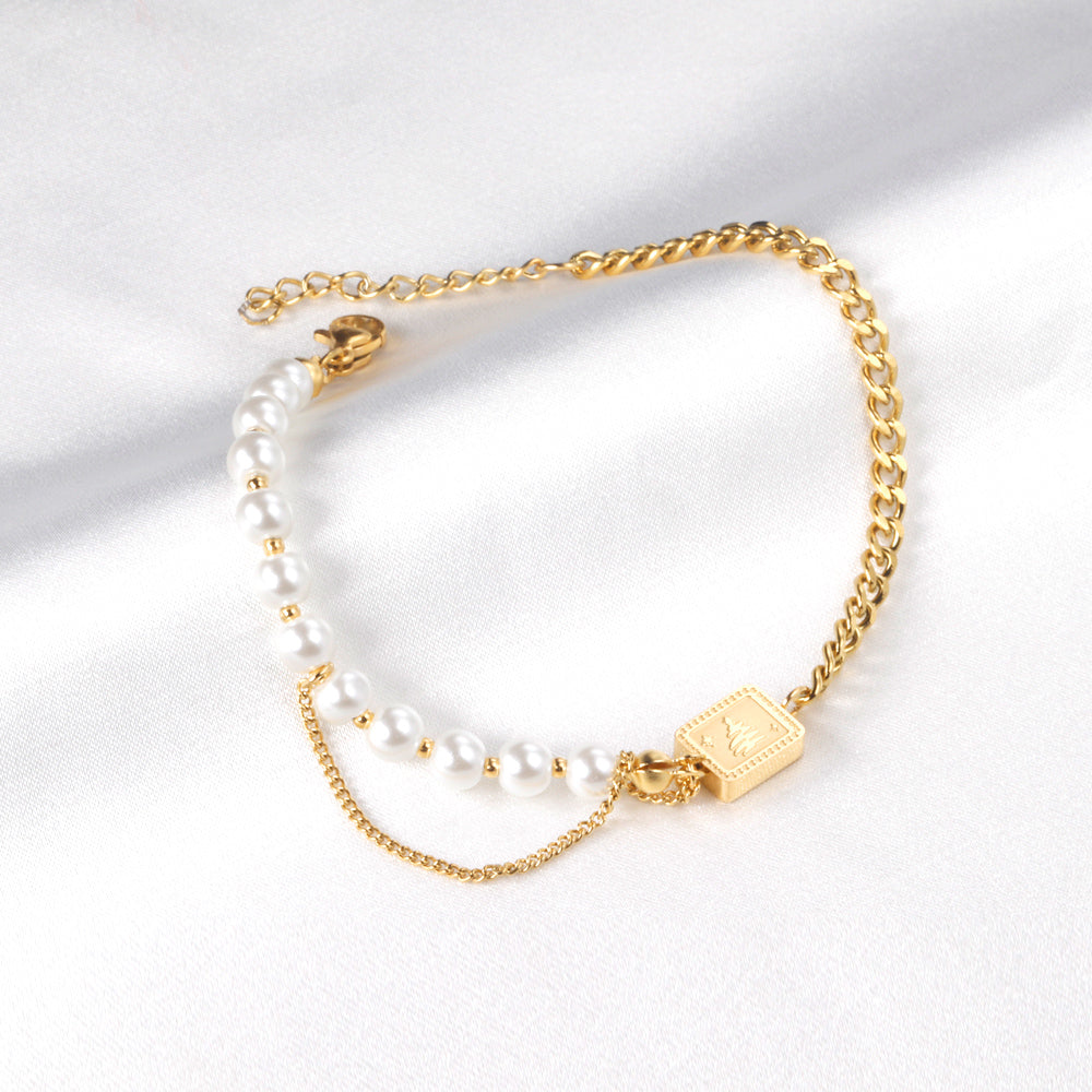 Evergreen Pearl Bracelet